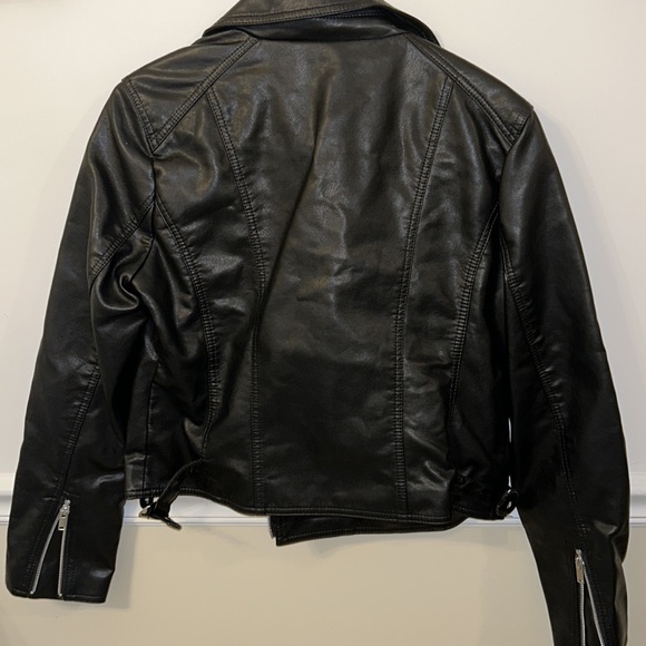 Black Pleather SheIn Jacket - Picture 3 of 3